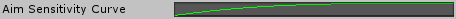 Yep that's a unity animation curve Sensitivity Curve